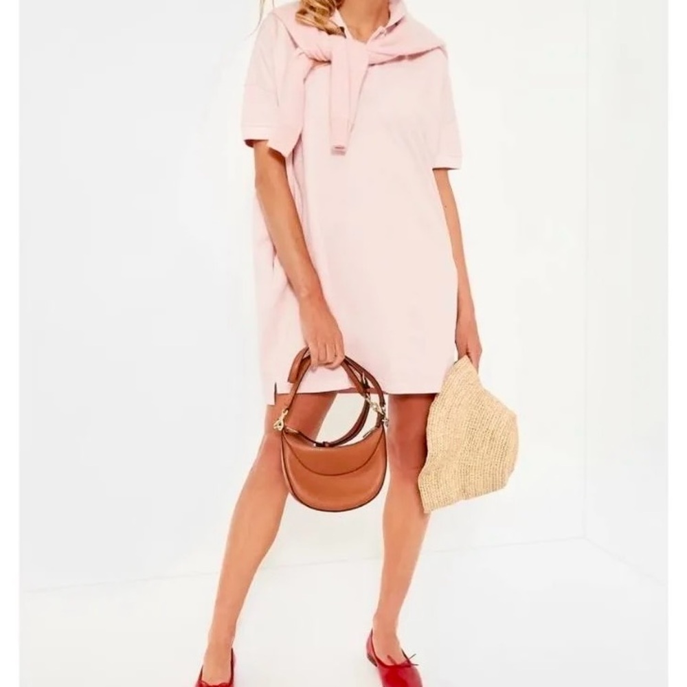 Tuckernuck Pink Ribbed Collar Top